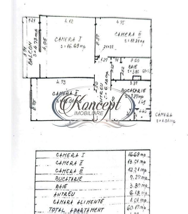 Apartament decomandat in cartierul Gheorgheni