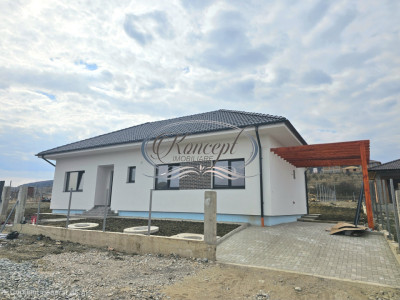 Casa eficienta energetic, noua, cu pod mansardabil generos