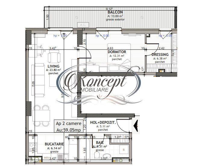 Apartament finisat modern in ansamblul Elite City, Iris