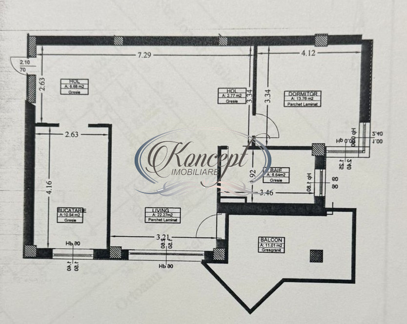 Apartament spatios cu garaj in Andrei Muresanu