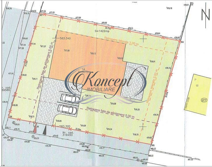 Teren duplex, cu PUZ aprobat in Buna Ziua