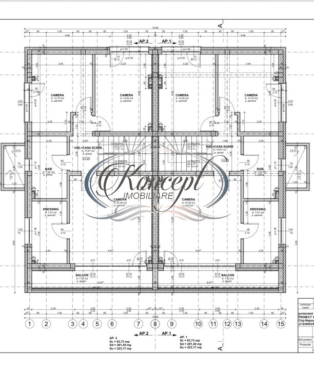 Casa exclusivista cu terasa si vedere panoramica