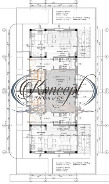 Duplex finisat cu 500 mp teren, zona Casa Zanelor