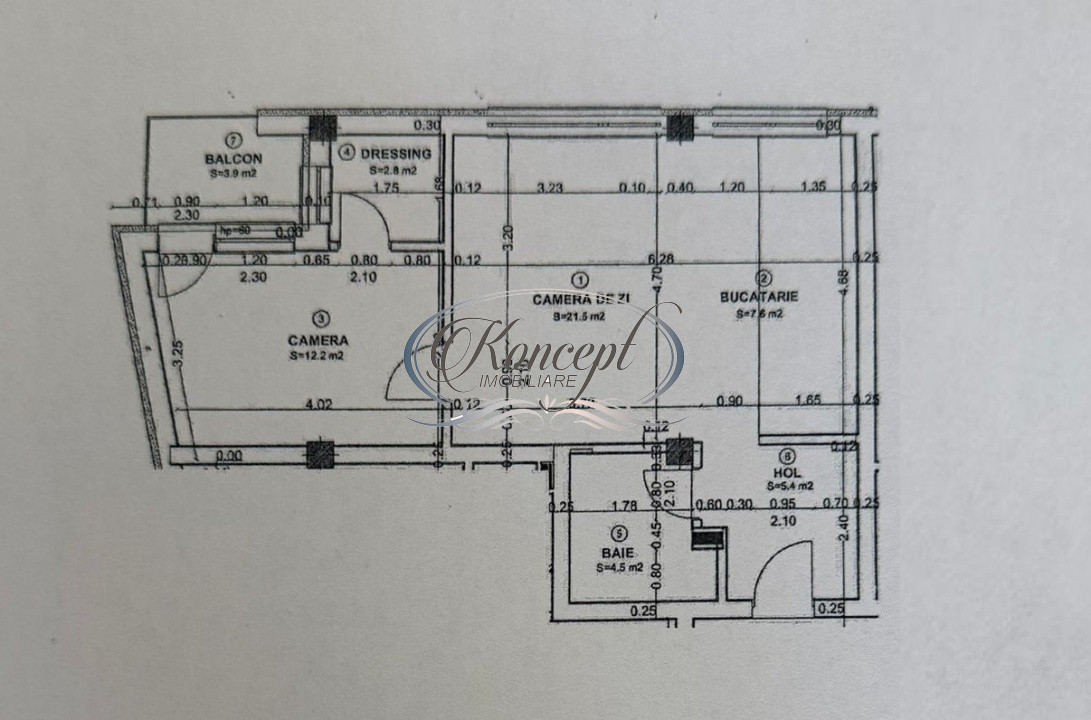 Apartament cu parcare in Borhanci