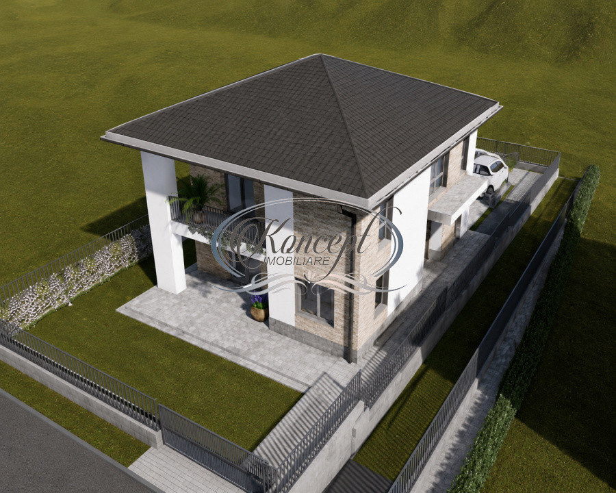 Casa individuala eleganta in ansamblu nou din Luna de Sus