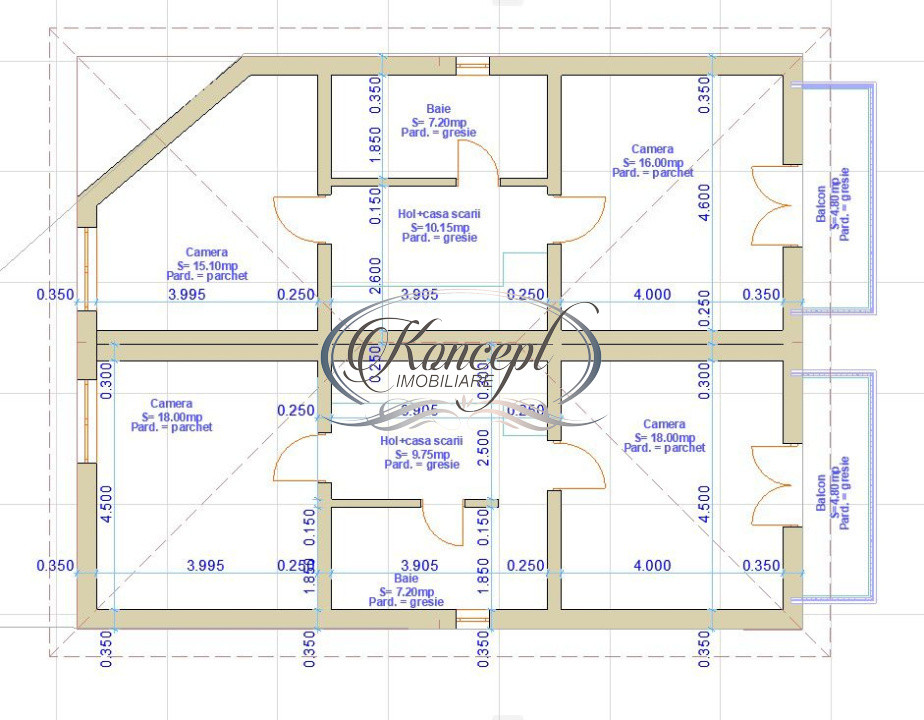 Duplex modern pe strada Fagului intr-o zona retrasa