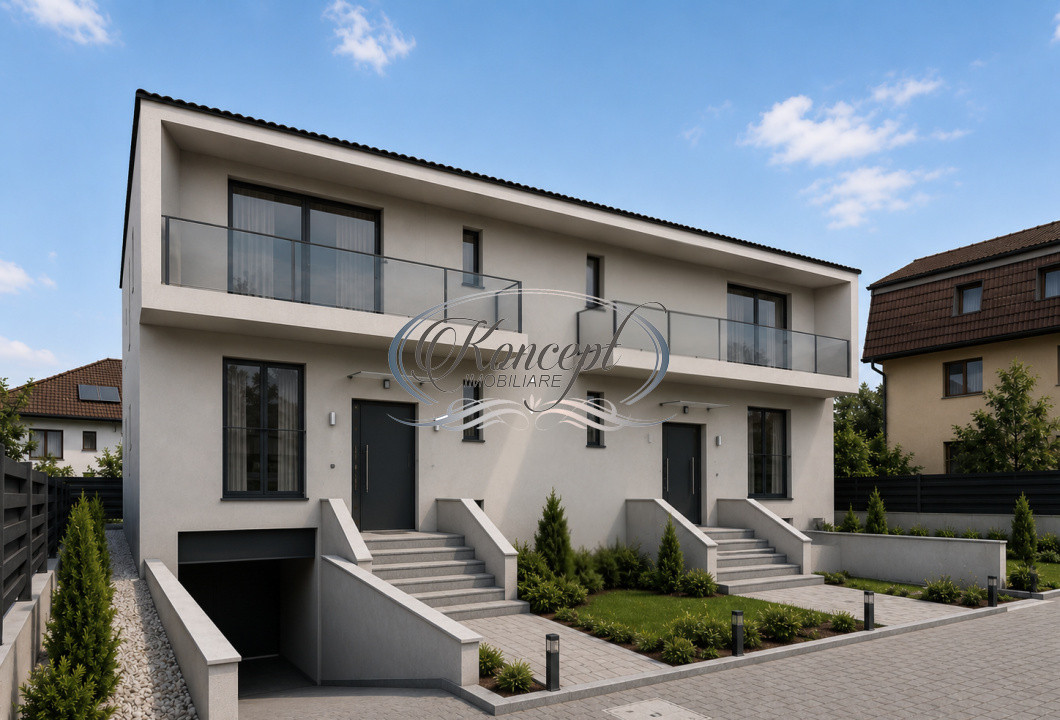 Duplex modern cu garaj in Floresti