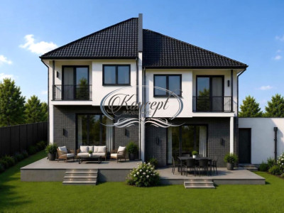 Duplex modern cu terasa si curte privata in Borhanci