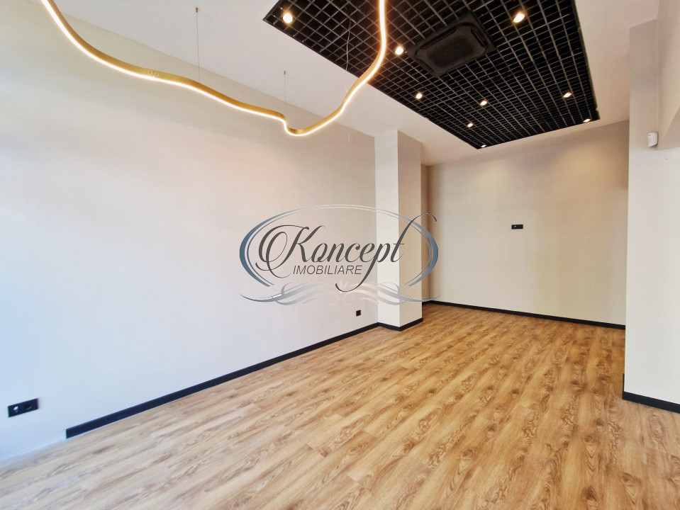 Spatiu comercial open-space cu vitrina generoasa
