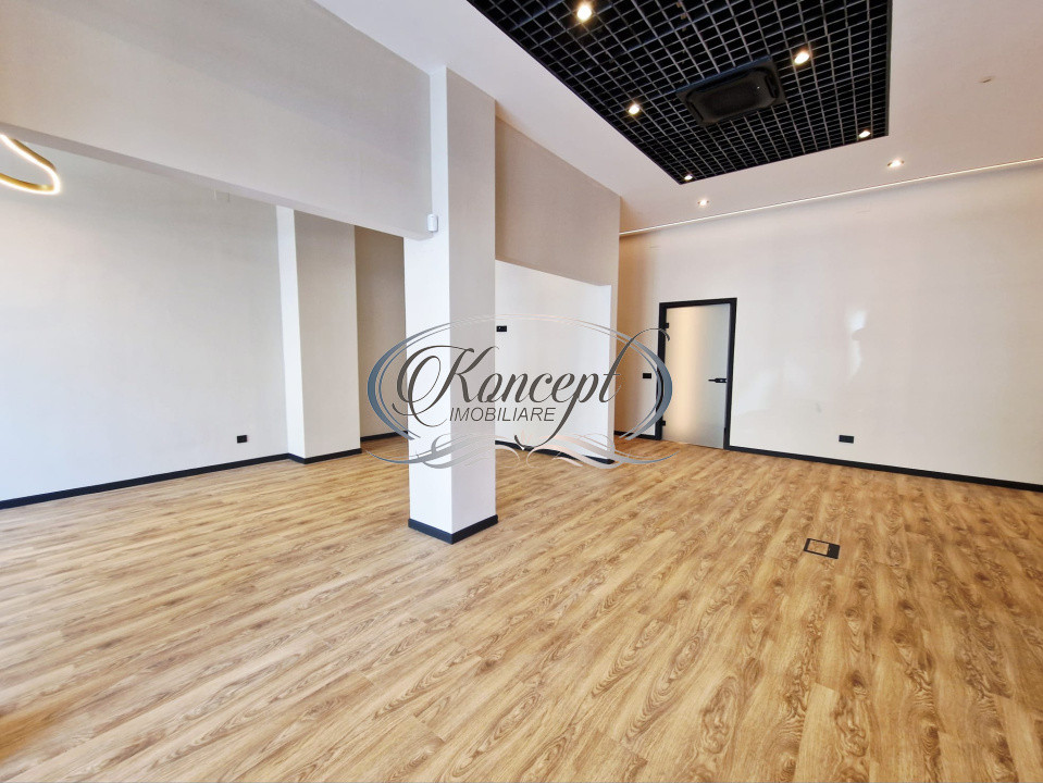 Spatiu comercial open-space cu vitrina generoasa