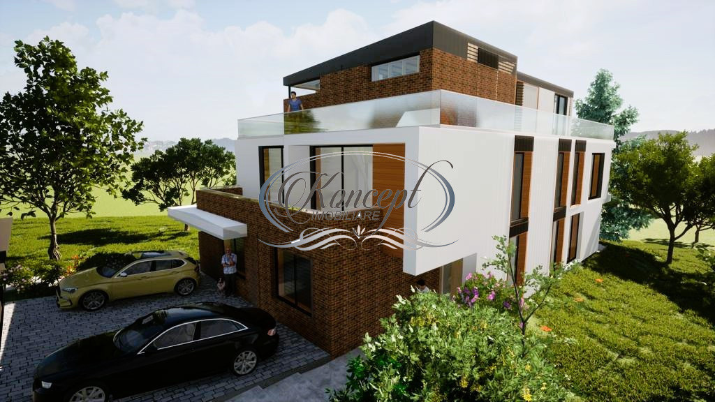 Duplex modern cu rooftop in Voronet