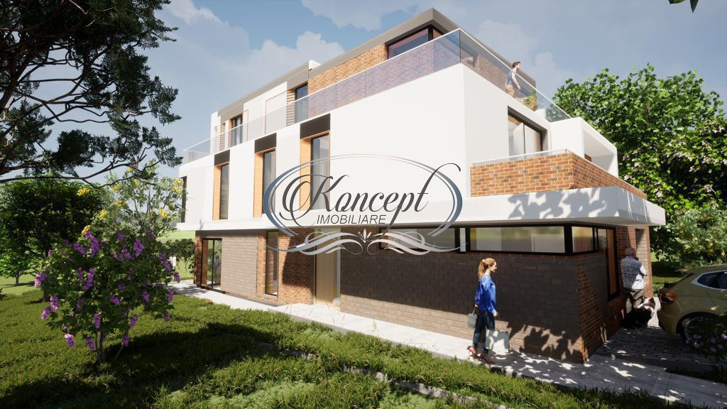 Duplex modern cu rooftop in Voronet