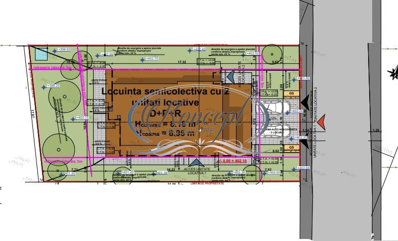 Duplex modern cu rooftop in Voronet