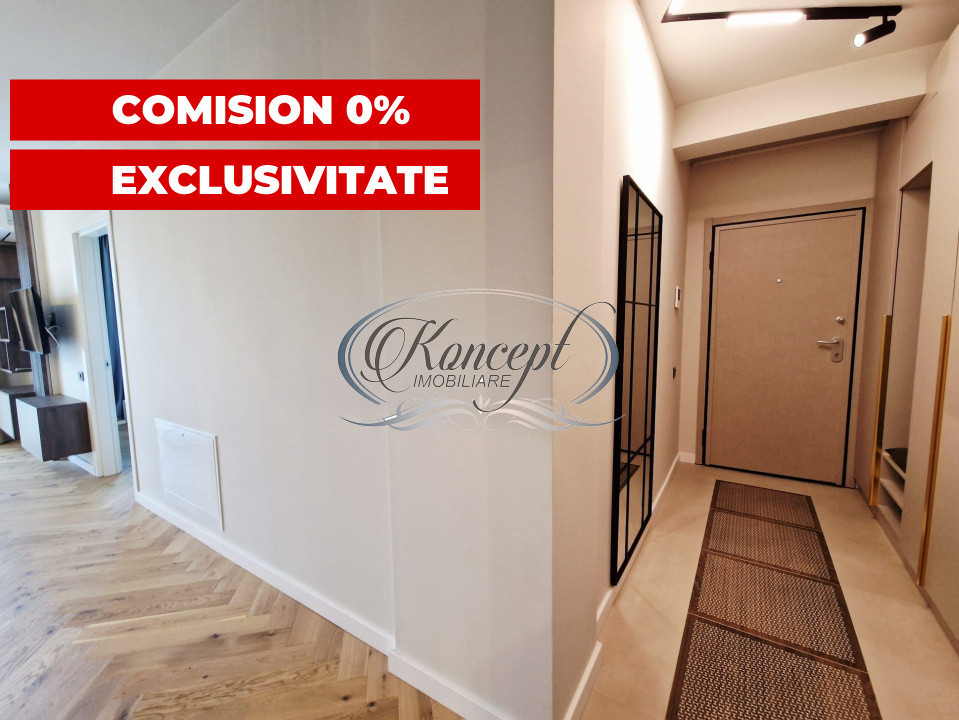0% comision. Apartament nou mobilat, 2 minute de centrul Clujului