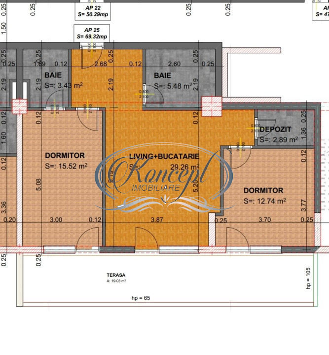 Apartament deosebit cu parcare subterana