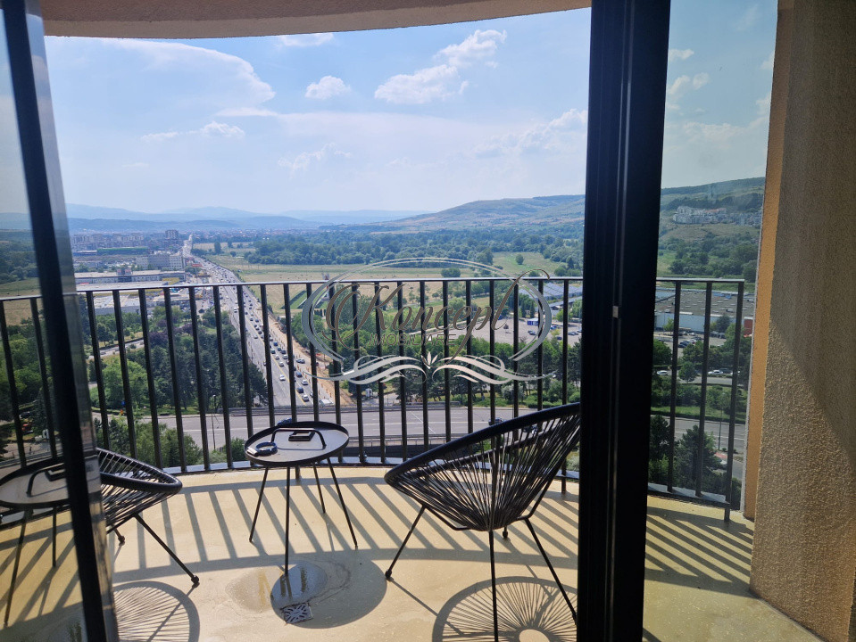 Apartament elegant cu panorama spectaculoasa in West City Tower
