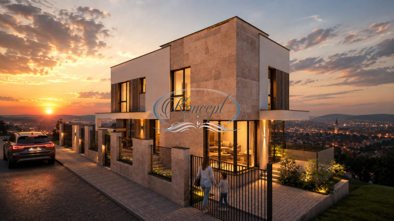 Casa premium cu panorama spectaculoasa in Andrei Muresanu