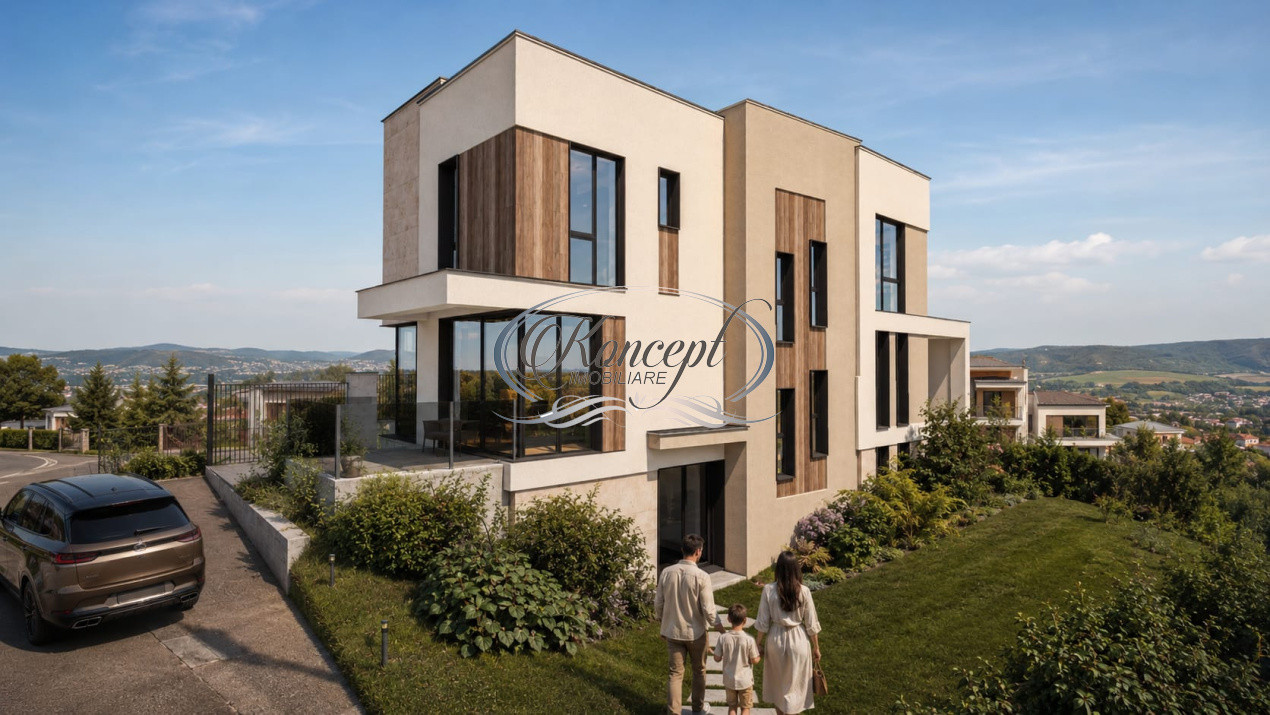 Casa premium cu panorama spectaculoasa in Andrei Muresanu