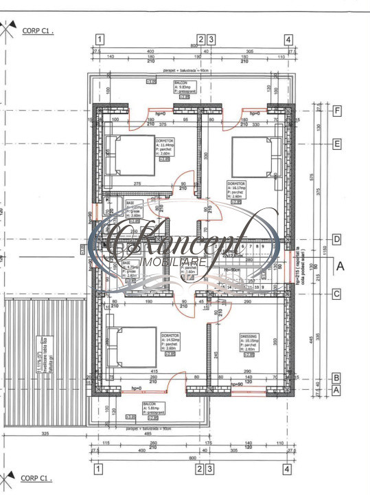 Casa individuala semifinisata, Campenesti