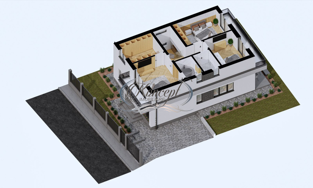 Casa individuala semifinisata, Campenesti