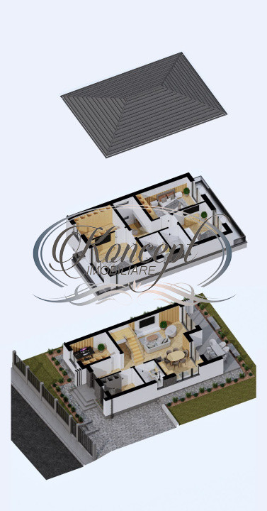 Casa individuala semifinisata, Campenesti