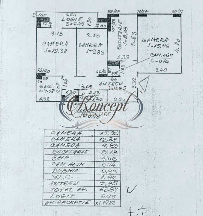 Apartament 3 camere, Ion Mester, Manastur