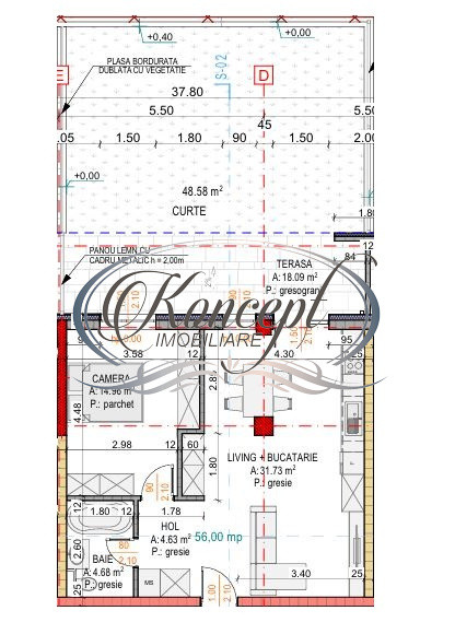 Apartament cu gradina privata in Terra Gardens
