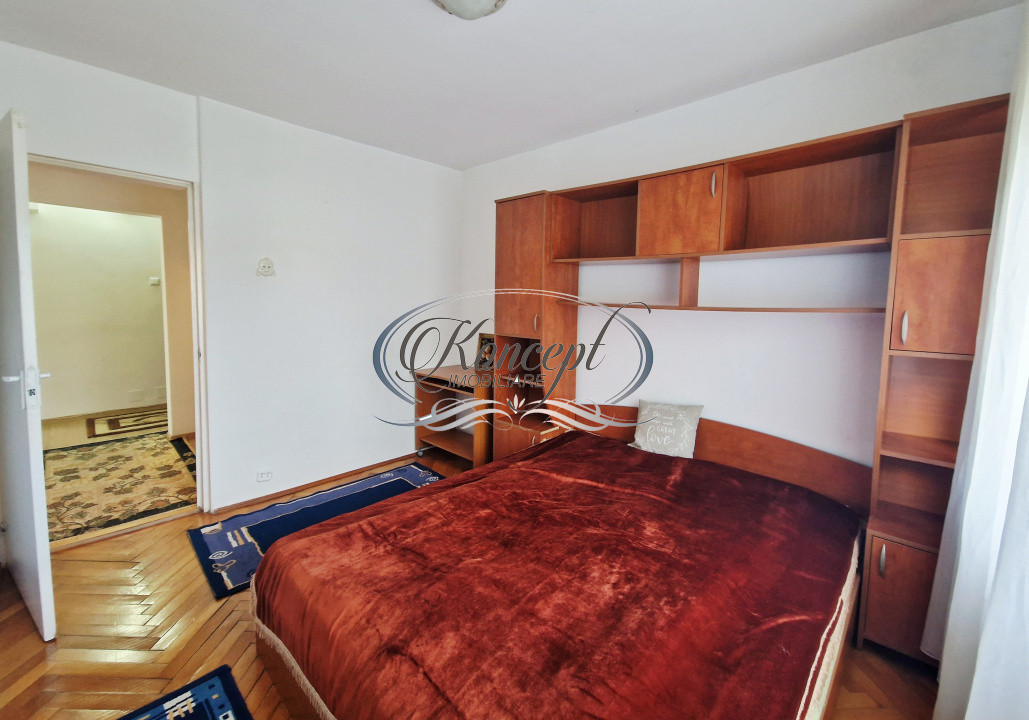 Zorilor, 3 camere decomandat, mobilat