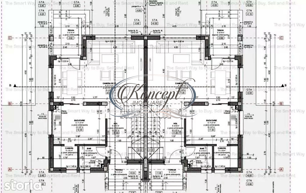 Duplex deosebit la cheie in Dambul Rotund