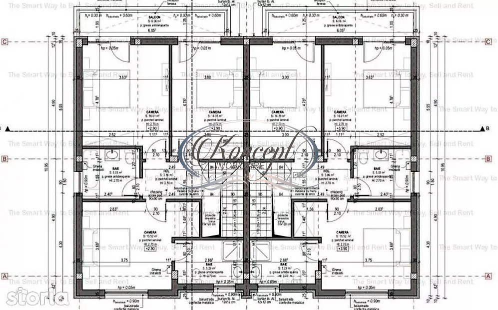 Duplex deosebit la cheie in Dambul Rotund