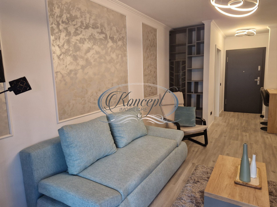 Apartament 2 camere, complet mobilat si utilat, balcon si parcare