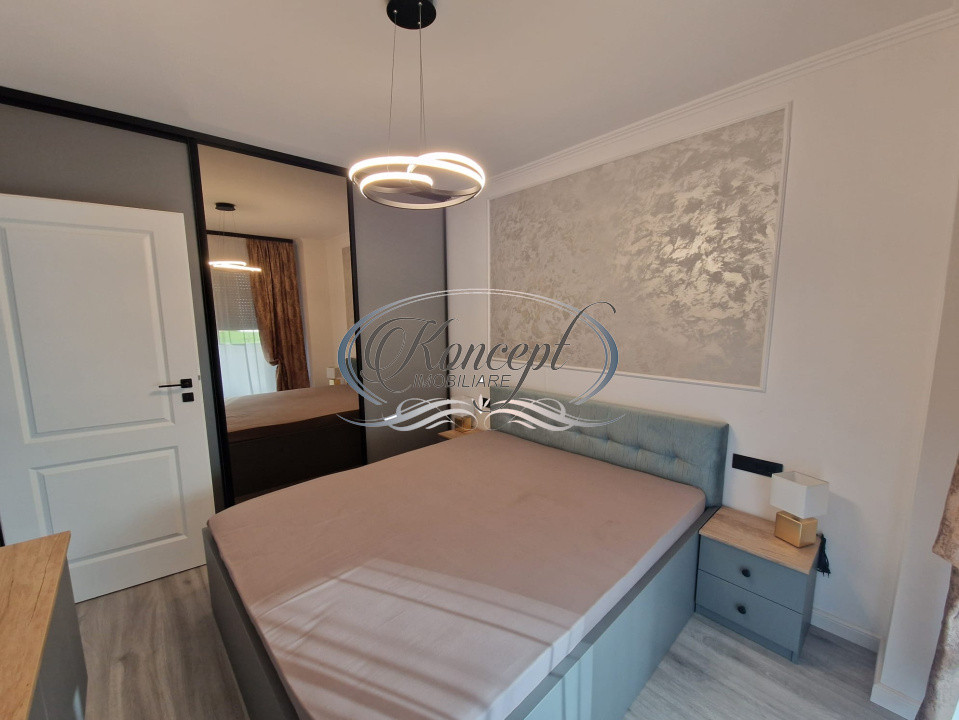 Apartament 2 camere, complet mobilat si utilat, balcon si parcare