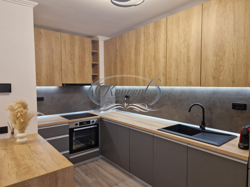 Apartament 2 camere, complet mobilat si utilat, balcon si parcare