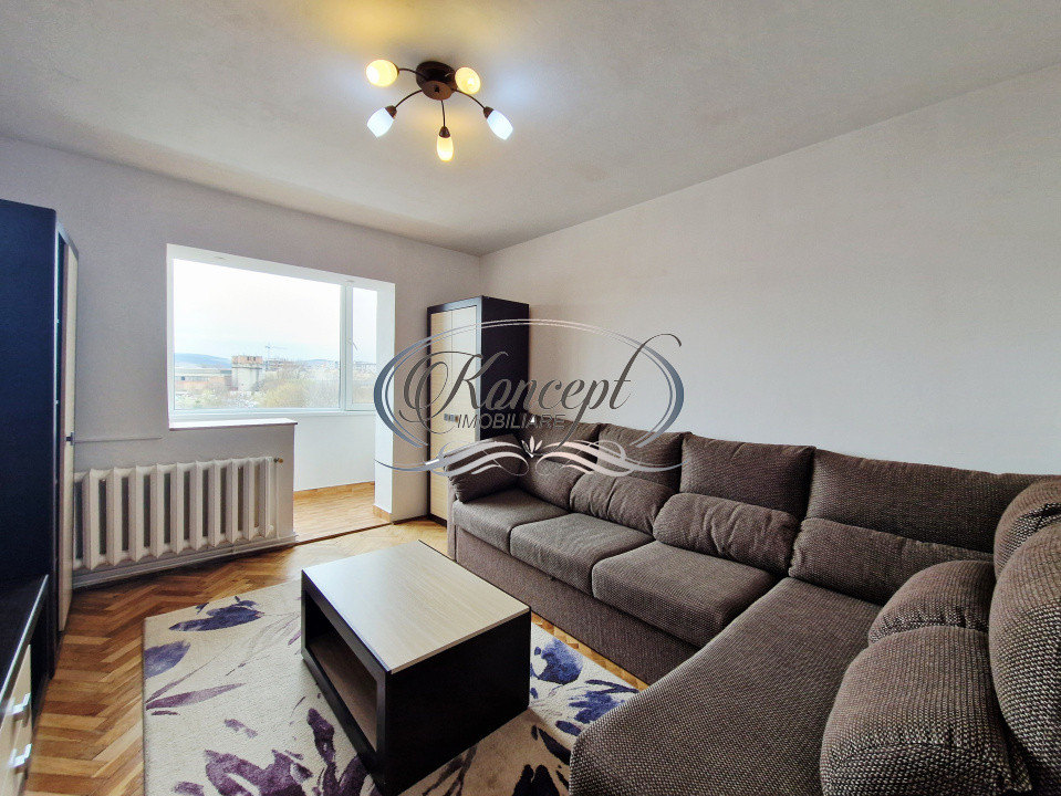 2 camere mobilat, zona Badea Cartan