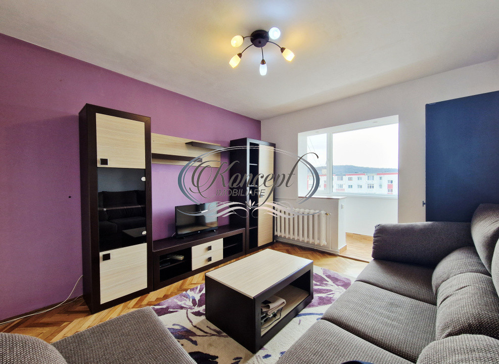 2 camere mobilat, zona Badea Cartan