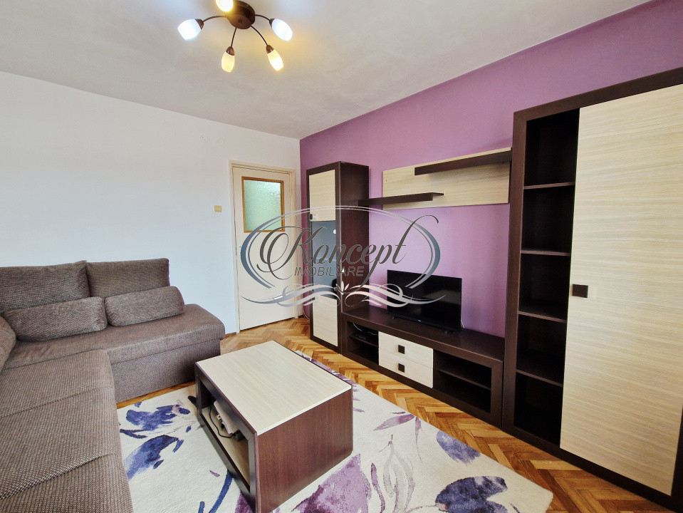 2 camere mobilat, zona Badea Cartan