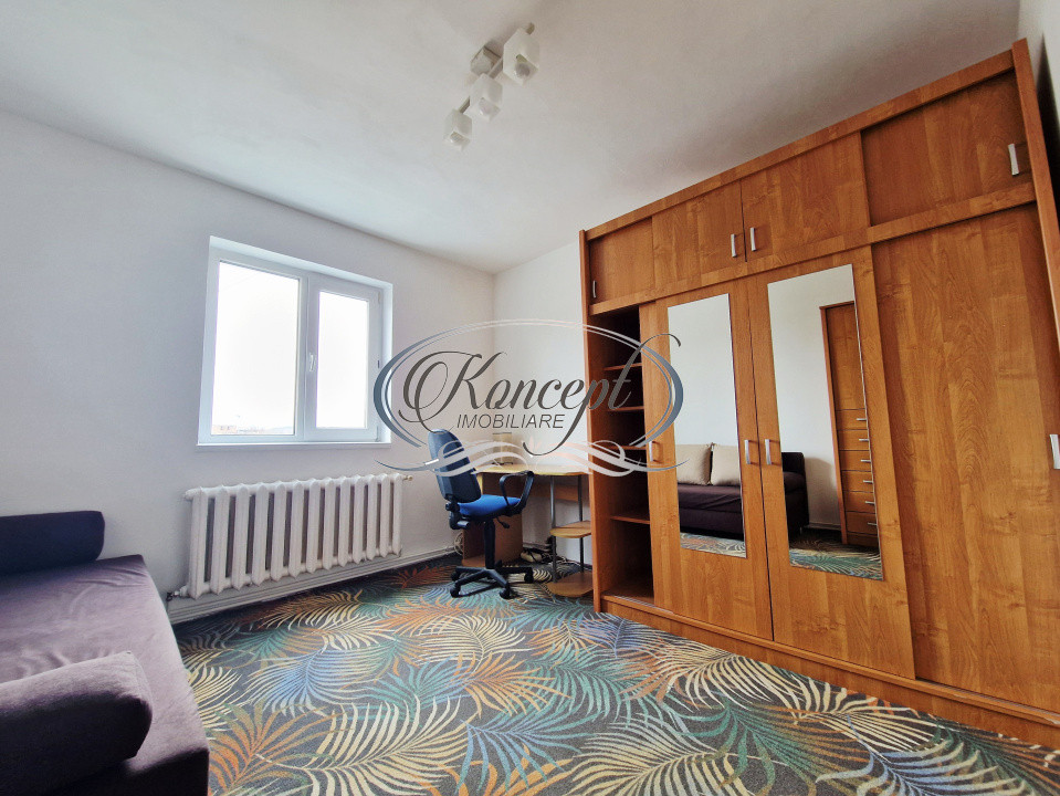 2 camere mobilat, zona Badea Cartan