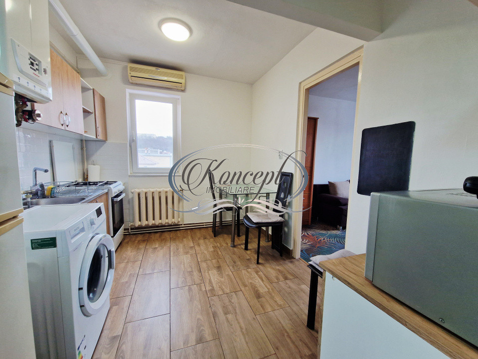 2 camere mobilat, zona Badea Cartan