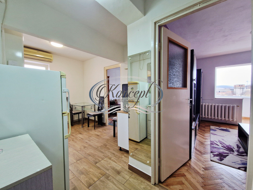2 camere mobilat, zona Badea Cartan