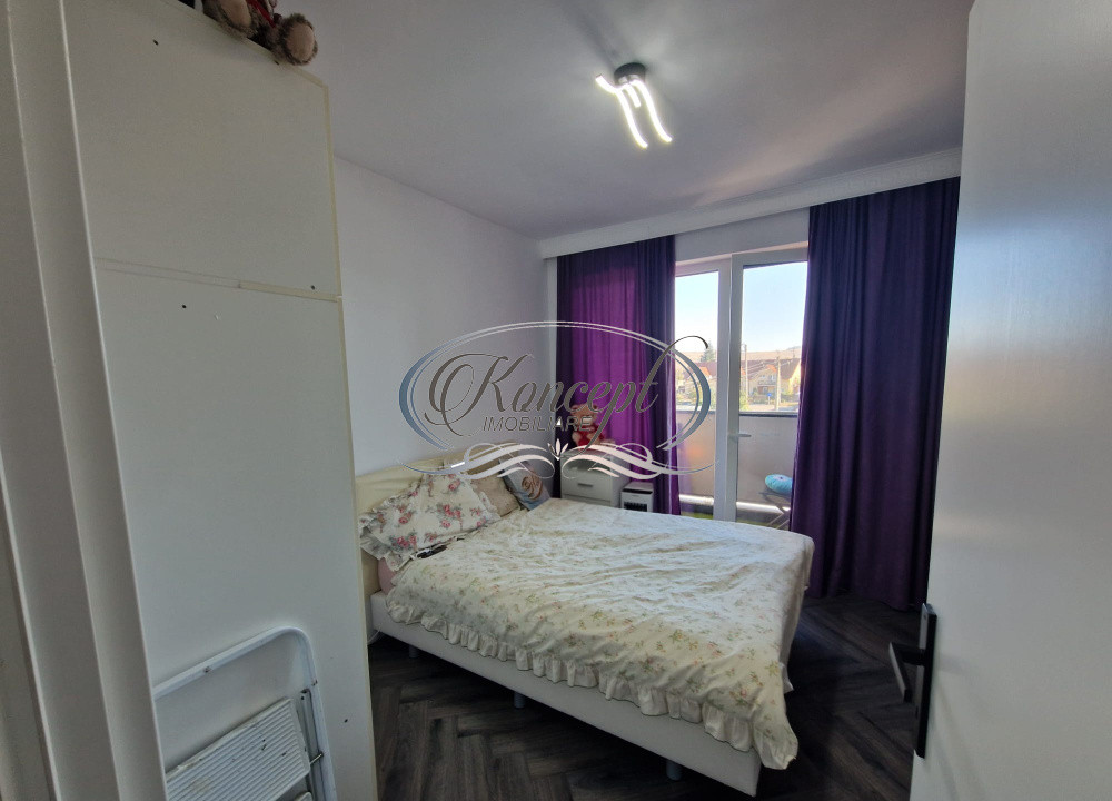 Apartament 3 camere, mobilat si utilat, bloc nou in Apahida