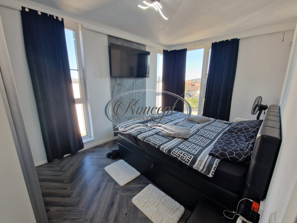 Apartament 3 camere, mobilat si utilat, bloc nou in Apahida