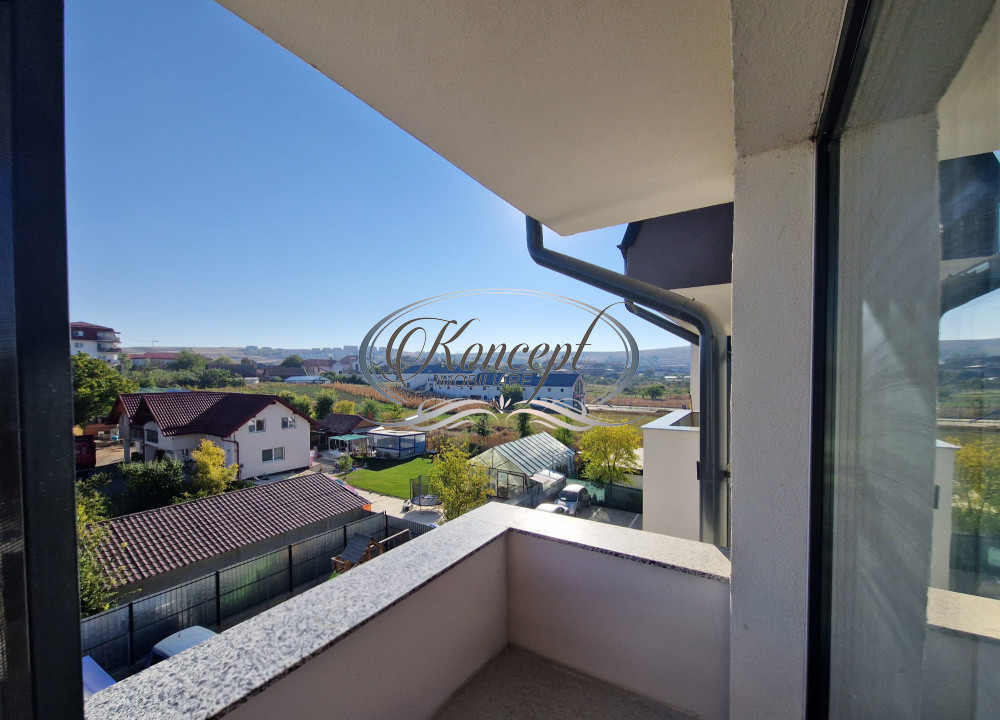 Apartament 3 camere, mobilat si utilat, bloc nou in Apahida