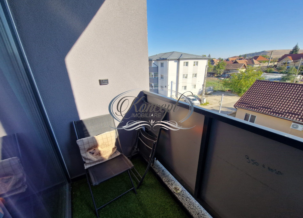 Apartament 3 camere, mobilat si utilat, bloc nou in Apahida