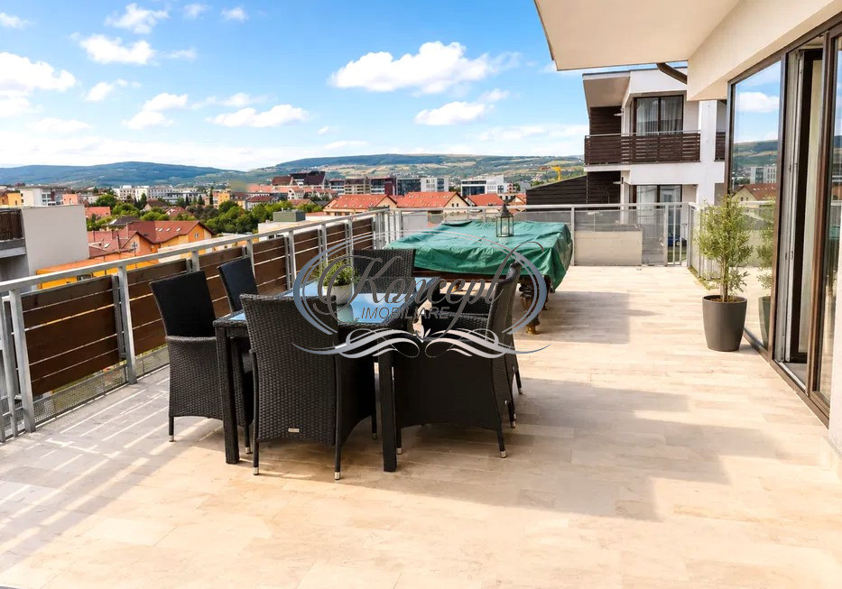 Penthouse cu 4 camere si terasa in Buna Ziua