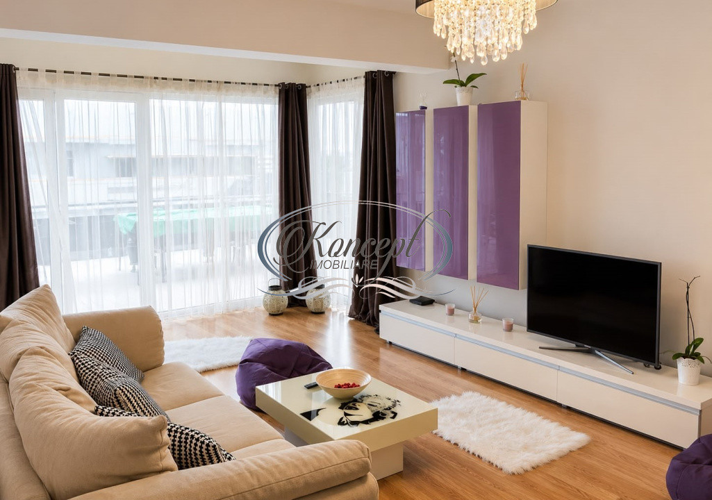 Penthouse cu 4 camere si terasa in Buna Ziua