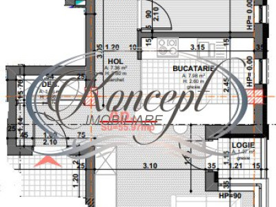 Apartament cu 2 camere in zona Garii