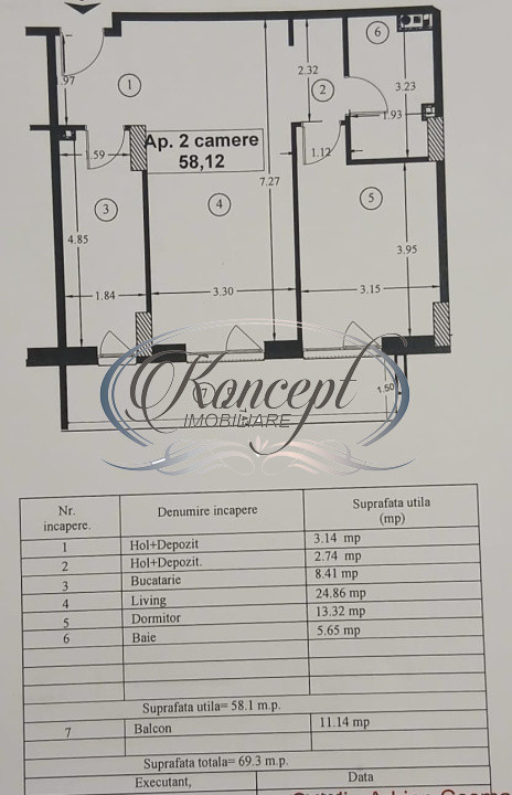 Elite City, 2 camere finisat, cu terasa si parcare subterana
