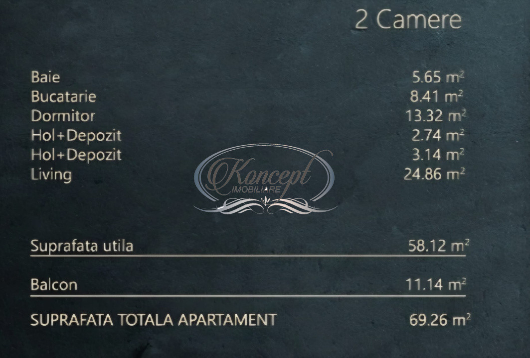Elite City, 2 camere finisat, cu terasa si parcare subterana