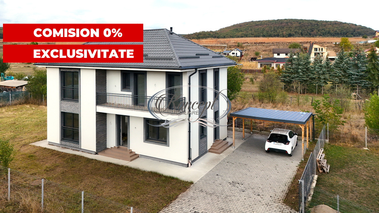 Casa individuala 4 camere, teren 650 mp, Gilau