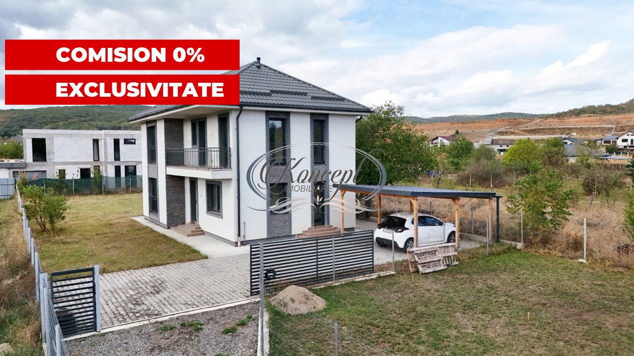 Casa individuala 4 camere, teren 650 mp, Gilau